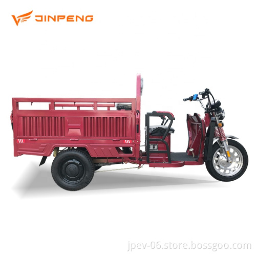 JINPENG Hot Selling Heavy Loading Capacity Electric Tricycles for Cargo